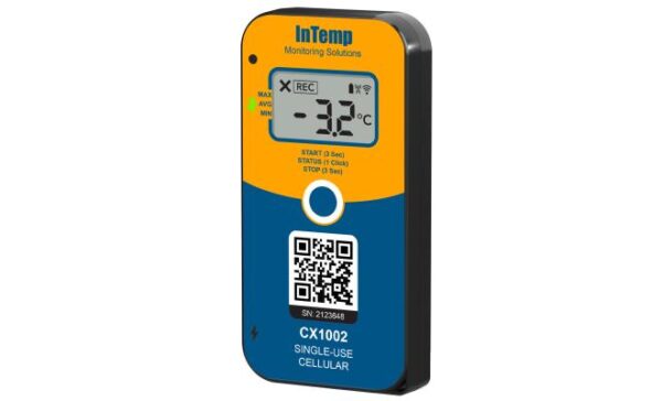 InTemp Real-Time Location & Temperature Cold Chain Monitoring (CX1002)