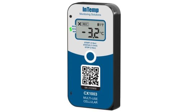 InTemp Real-Time Location & Temperature Cold Chain Monitoring (CX1003)