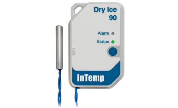 InTemp 90-Day Dry Ice Temperature Logistics Monitoring